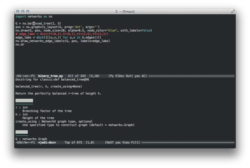 Emacs auto-completion for Python - aliquote.org